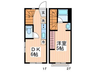 リヴィエール戸坂Ⅲの物件間取画像